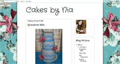 Desktop Screenshot of cakesbynia.blogspot.com