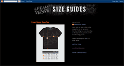 Desktop Screenshot of creamteasesizeguides.blogspot.com