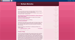 Desktop Screenshot of multiplemichelles.blogspot.com