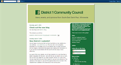 Desktop Screenshot of district1council.blogspot.com
