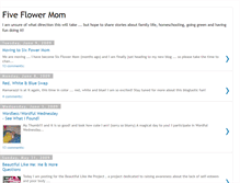Tablet Screenshot of fiveflowermom.blogspot.com