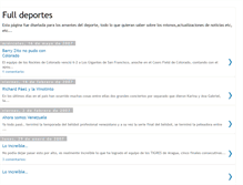 Tablet Screenshot of comoveoeldeporte.blogspot.com