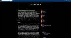 Desktop Screenshot of italianfilm.blogspot.com