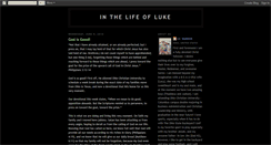 Desktop Screenshot of inthelifeofluke.blogspot.com