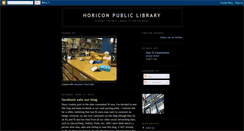 Desktop Screenshot of horiconlibrary.blogspot.com