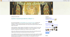 Desktop Screenshot of missaaosdomingos.blogspot.com