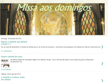 Tablet Screenshot of missaaosdomingos.blogspot.com