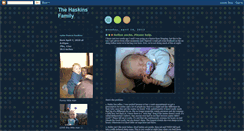 Desktop Screenshot of ourlittlehaskinsfamily.blogspot.com