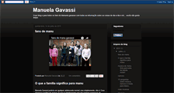 Desktop Screenshot of manuela-gavassi.blogspot.com