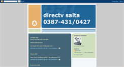 Desktop Screenshot of directvsalta.blogspot.com