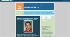 Desktop Screenshot of matematicaetal.blogspot.com