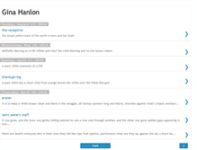 Tablet Screenshot of ginahanlon.blogspot.com