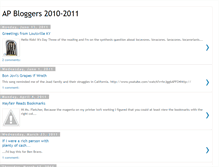 Tablet Screenshot of apbloggers1011.blogspot.com