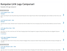 Tablet Screenshot of lirikcampursari.blogspot.com