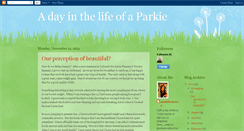 Desktop Screenshot of adayinthelifeofaparkie.blogspot.com