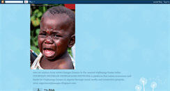 Desktop Screenshot of nigerianorphanages.blogspot.com