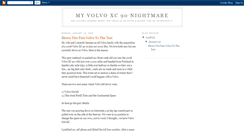 Desktop Screenshot of myvolvonightmare.blogspot.com