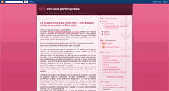 Desktop Screenshot of escuelaparticipativa.blogspot.com