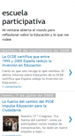 Mobile Screenshot of escuelaparticipativa.blogspot.com