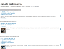 Tablet Screenshot of escuelaparticipativa.blogspot.com