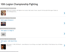 Tablet Screenshot of 10thlegionchampionshipfighting.blogspot.com