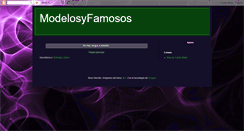 Desktop Screenshot of modelosyfamosos.blogspot.com