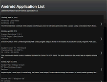 Tablet Screenshot of android-applicationslist.blogspot.com