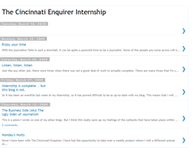 Tablet Screenshot of cincyinternship.blogspot.com