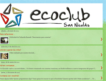 Tablet Screenshot of ecoclub-san-nicolas.blogspot.com