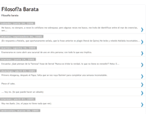 Tablet Screenshot of filosofiabarata.blogspot.com