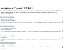 Tablet Screenshot of managementtipsandsolutions.blogspot.com