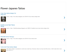 Tablet Screenshot of flower-japanes-tattoo.blogspot.com