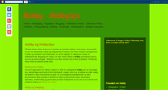 Desktop Screenshot of hobby-tips.blogspot.com