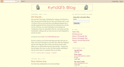 Desktop Screenshot of kyndalaune.blogspot.com