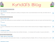 Tablet Screenshot of kyndalaune.blogspot.com