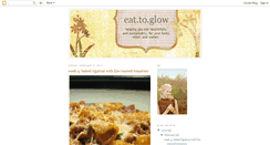 Desktop Screenshot of eattoglow.blogspot.com