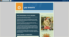 Desktop Screenshot of gayandorra.blogspot.com