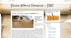 Desktop Screenshot of escoladedomingo.blogspot.com