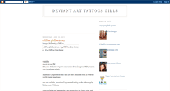 Desktop Screenshot of deviantarttattoosgirls.blogspot.com