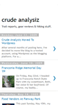 Mobile Screenshot of crudeanalysiz.blogspot.com