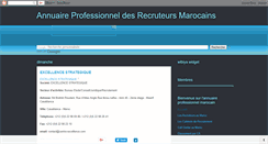 Desktop Screenshot of annuaire-entreprises-maroc.blogspot.com
