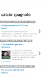 Mobile Screenshot of calciospagnolo.blogspot.com
