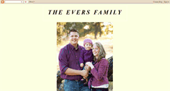 Desktop Screenshot of familyevers.blogspot.com