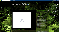 Desktop Screenshot of animalesrarosexoticos.blogspot.com