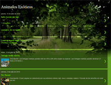 Tablet Screenshot of animalesrarosexoticos.blogspot.com