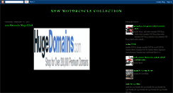 Desktop Screenshot of newmotorcyclecollections.blogspot.com