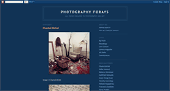 Desktop Screenshot of photographyforays.blogspot.com