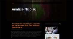 Desktop Screenshot of analicenicolauoficial.blogspot.com