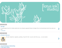 Tablet Screenshot of lotusinkstudios.blogspot.com