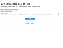 Tablet Screenshot of bshsreunion1998.blogspot.com